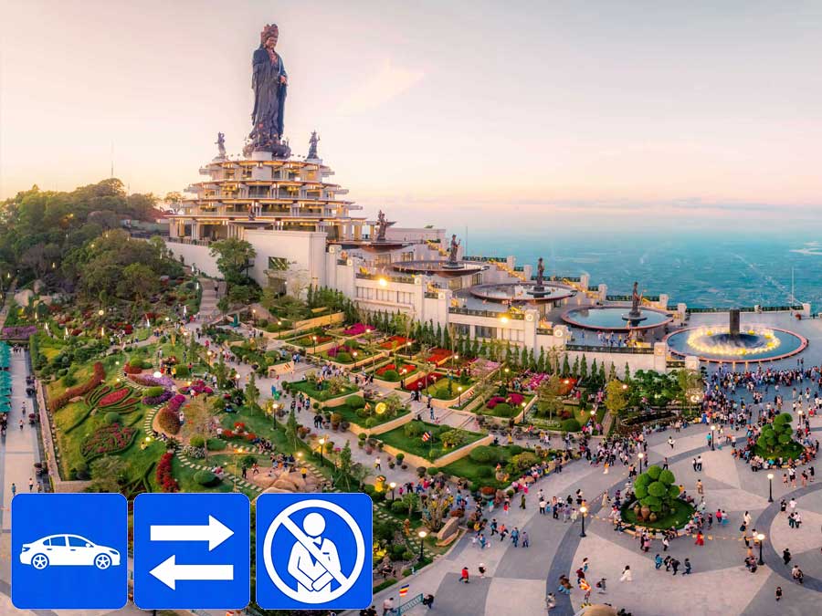 Sài Gòn ⇄ Núi Bà Đen&nbsp;🚗&nbsp;Xe 4 Chỗ, 2 Chiều, Không Phục Vụ