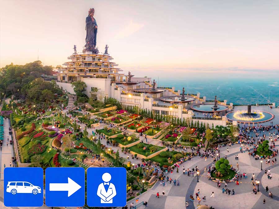 Sài Gòn → Núi Bà Đen&nbsp;🚗&nbsp;Xe 7 Chỗ, 1 Chiều, Có Phục Vụ